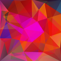 abstract background consisting of red, pink, orange triangles