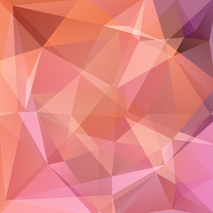 abstract background consisting of pink, orange triangles