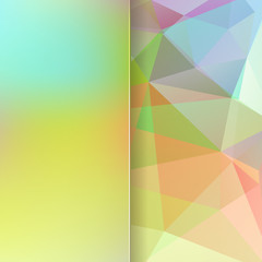 abstract background consisting of pastel triangles 