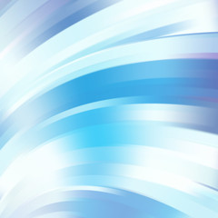 Colorful smooth light lines background. White, blue colors