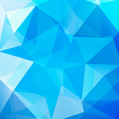 Fototapeta premium abstract background consisting of blue, white triangles