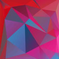 abstract background consisting of red, pink, purple triangles