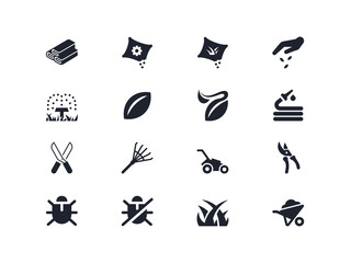 Gardening icons 2. Lyra series