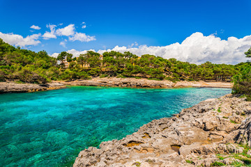 Seaside Spain Majorca Cove Calo de sa Barca Trencada