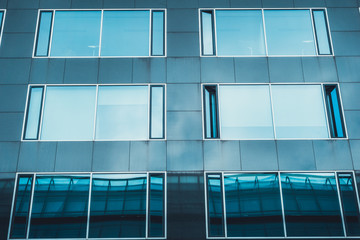 detailed view of glass facade