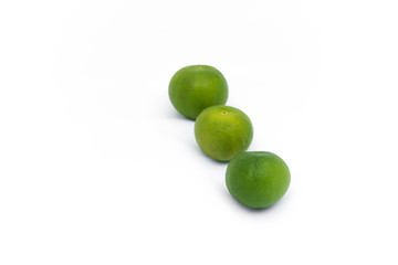 lime isolated on white

