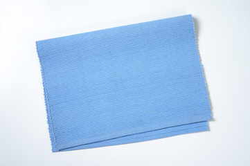 blue cotton place mat