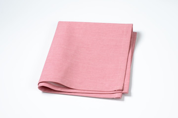 pink cloth napkin