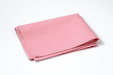 pink cloth napkin