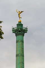 Colonne de Juillet, the July Column, Place de Bastille.