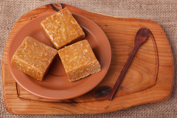 Pacoca - brazilian candy of ground peanut