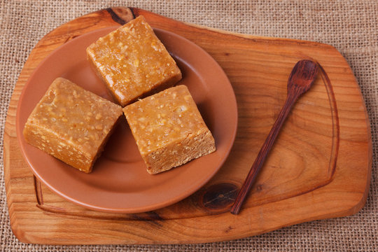 Pacoca - brazilian candy of ground peanut