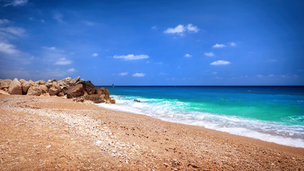 Beautiful beach landscape