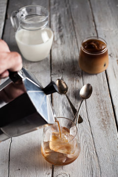 Coffee with Milk and Ice