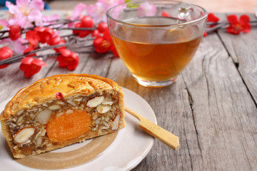 Festival moon cake china dessert