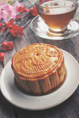 Festival moon cake china dessert