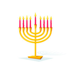 Happy Hanukkah, vector illustration