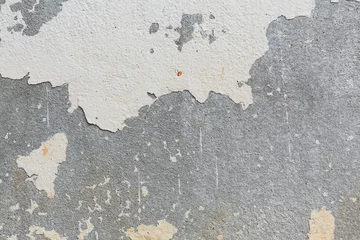 Stickers pour porte Vieux mur texturé sale white cement mortar wall weathered texture background