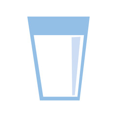 Drink design. glass icon. Flat and isolated illustration