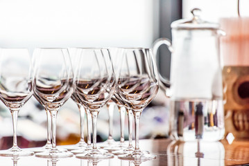 wine glasses