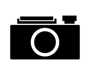 retro camera isolated icon design