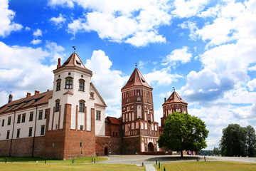 Castle of Mir, Belarus. Mir Castle Complex. 