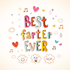 Best farter ever greeting card