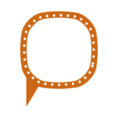 Naklejka premium retro speech bubble isolated icon design