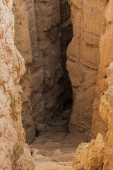Narrow gap of Bryce Canyon 