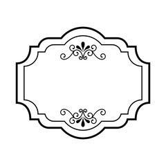 elegant badge isolated icon design