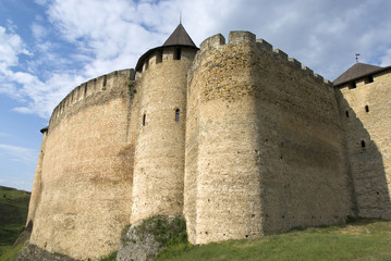 Fototapeta na wymiar Khotyn Fortress, Western Ukraine