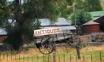 Antique Wagon Sign