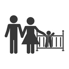 family concept. Pictogram icon.flat and isolated design