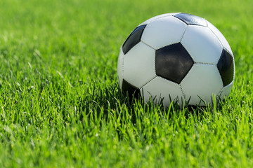 soccer ball on  field