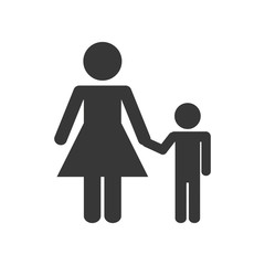 family concept. Pictogram icon.flat and isolated design