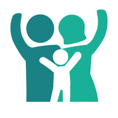 family concept. Pictogram icon.flat and isolated design