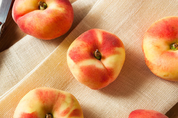 Raw Organic Donut Saturn Peaches