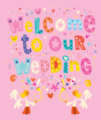 Welcome to our wedding card invitation