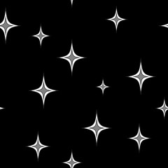 Stars chaotic seamless pattern 9.06