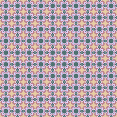 Flower and square seamless pattern 16.06