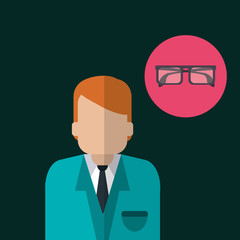 Medical care design. Health care icon. Colorfull illustration, v