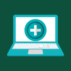 Obraz premium Medical care design. Health care icon. Colorfull illustration, v