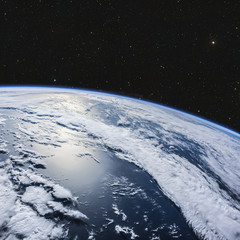 Fototapeta na wymiar Planet Earth from space