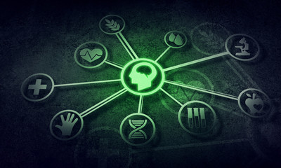 Obraz premium Social media communication