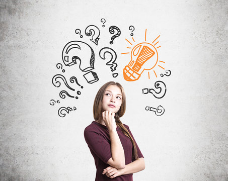 Young woman found answer