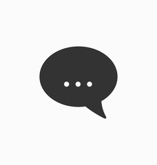 Chat icon vector