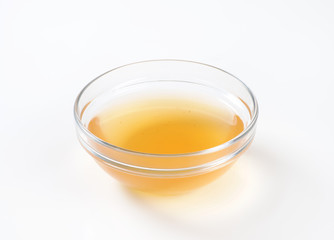 bowl of sugar syrup