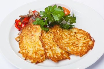 Potato Pancake with vegetables