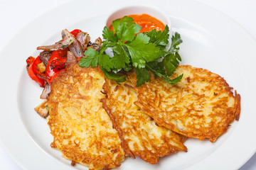Potato Pancake with vegetables
