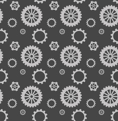 Pattern with gears.